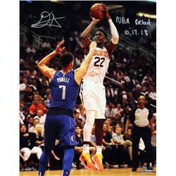 Deandre Ayton Signed Suns "Jump Shot" 16x20 Limited Edition Photo Inscribed "NBA Debut 10.17.18" (Ga