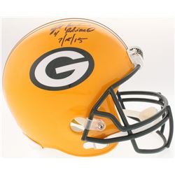 Brett Favre Signed LE Packers Full-Size Helmet Inscribed "4 Retired "7/18/15" (Favre COA)