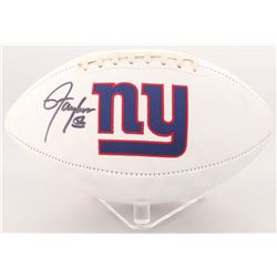 Lawrence Taylor Signed Giants Logo Football (Radtke COA)