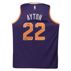 Deandre Ayton Signed LE Suns Nike Jersey Inscribed "Time To Rise" (Game Day Legends COA  Steiner COA