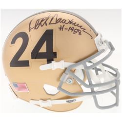 Pete Dawkins Signed Army Black Knights Mini-Helmet Inscribed "H-1958" (Radtke COA)