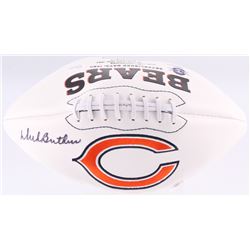 Dick Butkus Signed Bears Logo Football (JSA COA)