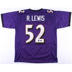 Ray Lewis Signed Jersey (Radtke COA  Lewis Hologram)