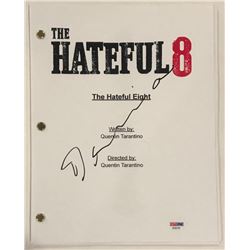Demian Bichir Signed "The Hateful Eight" Full Movie Script (PSA COA)