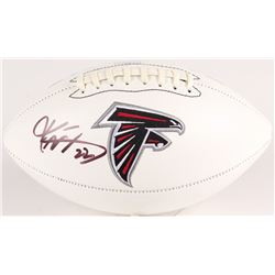 Keanu Neal Signed Falcons Logo Football (Radtke COA)