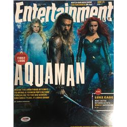 Jason Momoa Signed Aquaman Entertainment Magazine 11x14 Photo (PSA COA)