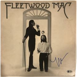 Lindsey Buckingham Signed Fleetwood Mac "Fleetwood Mac" Record Album Cover (Beckett COA)