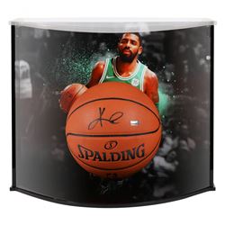 Kyrie Irving Signed Celtics NBA Basketball With Curve Display Case (Panini COA)