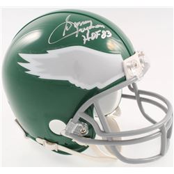 Sonny Jurgensen Signed Eagles Throwback Mini-Helmet Inscribed "HOF 83" (JSA COA)