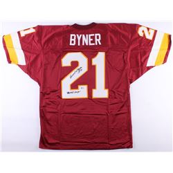 Earnest Byner Signed Jersey Inscribed "SB XXVI Champs" (Beckett COA)