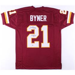 Earnest Byner Signed Jersey Inscribed "SB XXVI Champs" (Beckett COA)