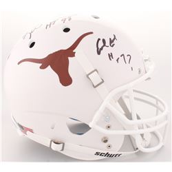 Earl Campbell  Ricky Williams Signed Texas Longhorns Full-Size Helmet Inscribed "HT 77"  HT 98" (JSA