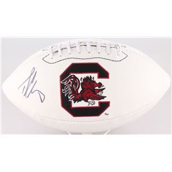 Jadeveon Clowney Signed South Carolina Gamecocks Logo Football (JSA COA)