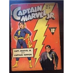 1942 Captain Marvel Jr. #2 Golden Age Comic Book
