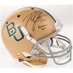 Robert Griffin III Signed Baylor Bears Full-Size Helmet Inscribed "Heisman 2011" (Beckett COA)