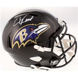 Ed Reed Signed Baltimore Ravens Full-Size Speed Helmet (Beckett COA)