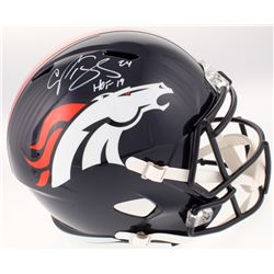 Champ Bailey Signed Denver Broncos Full-Size Helmet Inscribed "HOF 19" (JSA COA)