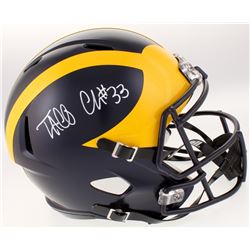 Taco Charlton Signed Michigan Wolverines Full-Size Speed Helmet (Beckett COA)