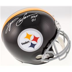 Lynn Swann Signed Pittsburgh Steelers Full-Size Helmet Inscribed "HOF 01" (JSA COA)