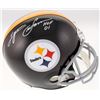 Image 1 : Lynn Swann Signed Pittsburgh Steelers Full-Size Helmet Inscribed "HOF 01" (JSA COA)