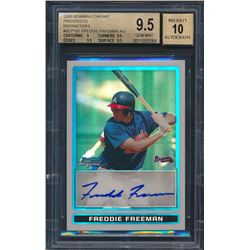 2009 Bowman Chrome Prospects Refractors #BCP101 Freddie Freeman (BGS 9.5)