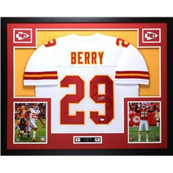 Eric Berry Signed 35x43 Custom Framed Jersey Display (JSA COA)