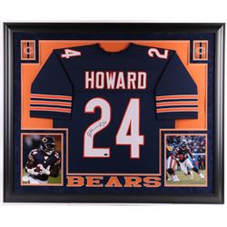 Jordan Howard Signed 35.5x43.5 Custom Framed Jersey Display (Schwartz COA)