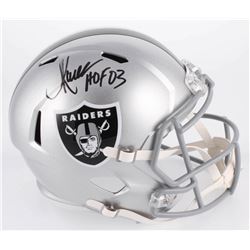 Marcus Allen Signed Oakland Raiders Full-Size Speed Helmet Inscribed "HOF 03" (Beckett COA  Allen Ho