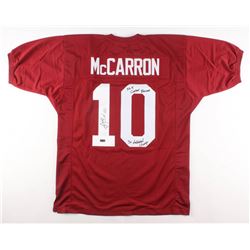 AJ McCarron Signed Jersey Inscribed "36-4 Career Records"  "3x National Champ" (Radtke COA)