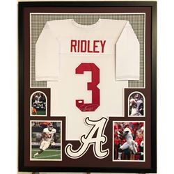 Calvin Ridley Signed 34x42 Custom Framed Jersey (JSA COA)