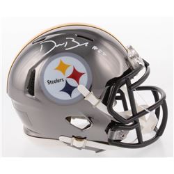 Devin Bush Signed Pittsburgh Steelers Chrome Speed Mini-Helmet (Radtke COA)