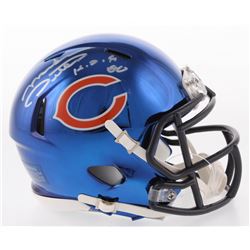 Mike Ditka Signed Chicago Bears Chrome Speed Mini-Helmet Inscribed "H.O.F. 80" (Radtke COA)