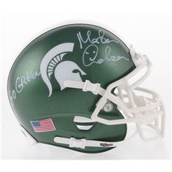 Morten Andersen Signed Michigan State Spartans Mini-Helmet Inscribed "Go Green" (Radtke COA)