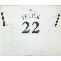 Christian Yelich Signed Milwaukee Brewers Jersey Inscribed "18 NL MVP" (Steiner Hologram)