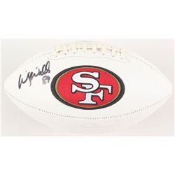 Wesley Walls Signed San Francisco 49ers Logo Football (Radtke COA)