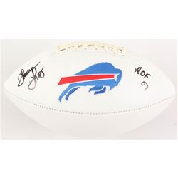 Thurman Thomas Signed Buffalo Bills Logo Football Inscribed "HOF 07" (Radtke COA)