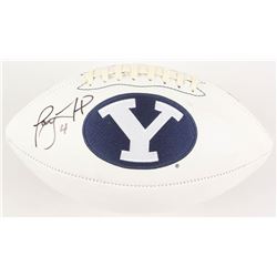 Taysom Hill Signed BYU Cougars Logo Football (Radtke COA)