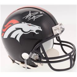 Steve Atwater Signed Denver Broncos Mini Helmet (JSA COA)