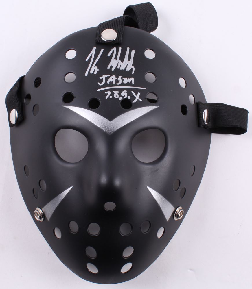 Kane Hodder Signed Friday The 13th Jason Voorhees Mask Inscribed Jason 7 8 9 X Pa Coa