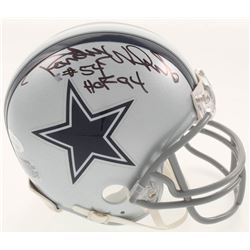 Randy White Signed Dallas Cowboys Mini Helmet Inscribed "HOF 94" (JSA COA)