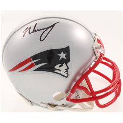 N'Keal Harry Signed New England Patriots Mini-Helmet (Beckett COA)