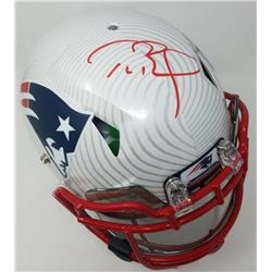Tom Brady Signed New England Patriots Limited Edition Full-Size Authentic On-Field Hydro-Dipped Spee