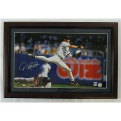 Derek Jeter Signed New York Yankees 16x24 Custom Framed Photo Display (Steiner COA  MLB Hologram)