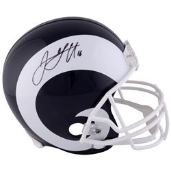 Jared Goff Signed Los Angeles Rams Full-Size Helmet (Fanatics Hologram)