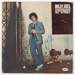 Billy Joel Signed "52nd Street" Vinyl Album Cover (PSA COA)