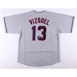 Omar Vizquel Signed Jersey Inscribed "11x GG"  "3x All Star" (PSA COA)