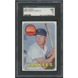1969 Topps #500 Mickey Mantle (SGC 5)