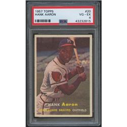 1957 Topps #20 Hank Aaron (PSA 4)