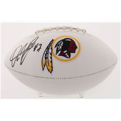 Dwayne Haskins Signed Washington Redskins Logo Football (Beckett COA)