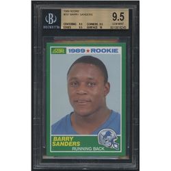 1989 Score #257 Barry Sanders RC (BGS 9.5)